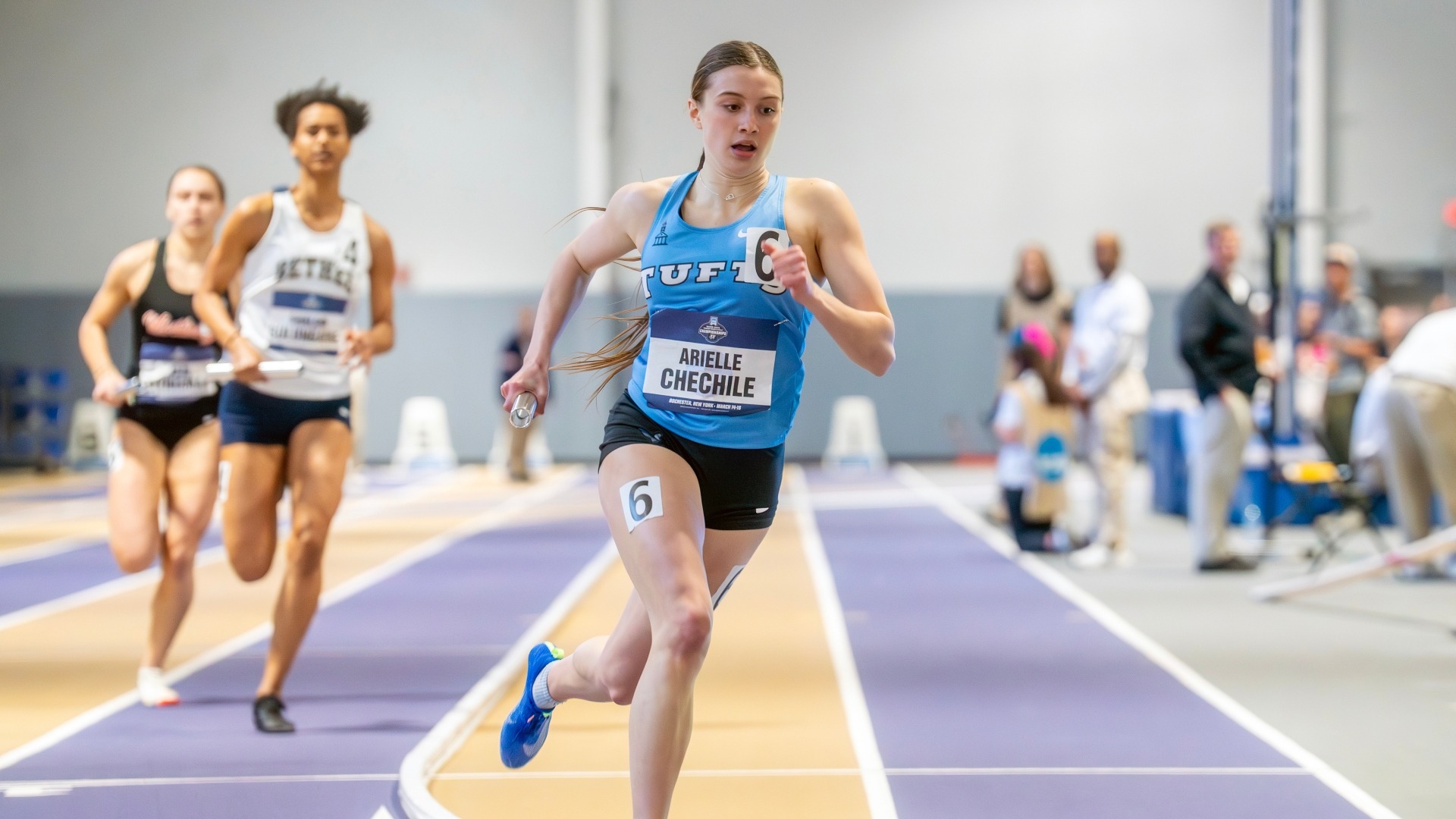 Arielle Chechile competes at the NCAA Indoor Championships in 2025.