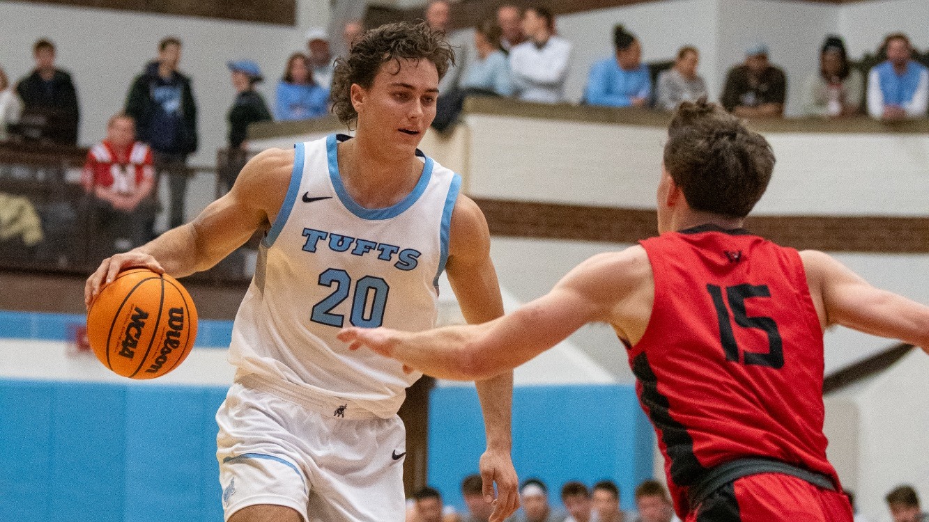 Scott Gyimesi Dribbles Against Wesleyan Friday, January 30. 