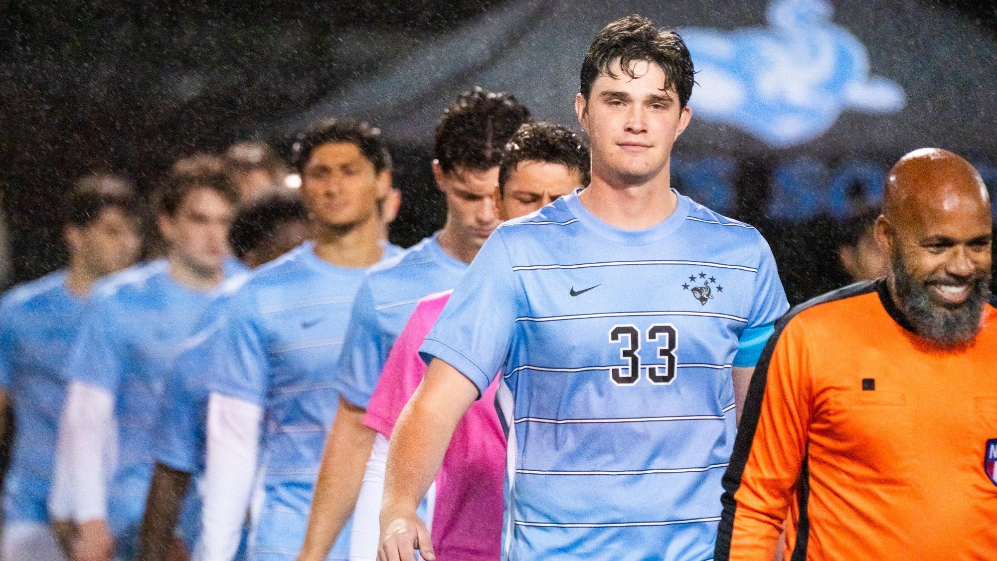 Team walkout vs Babson