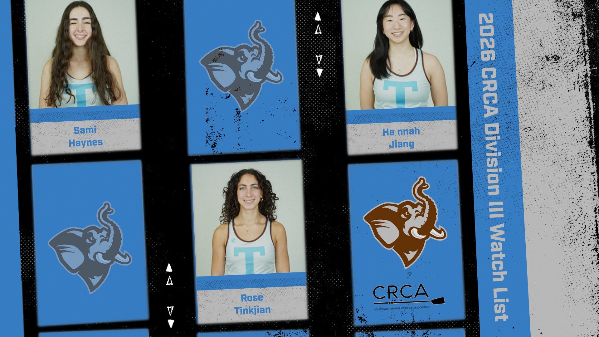 This is the CRCA 2026 Athletes to Watch List for Tufts.