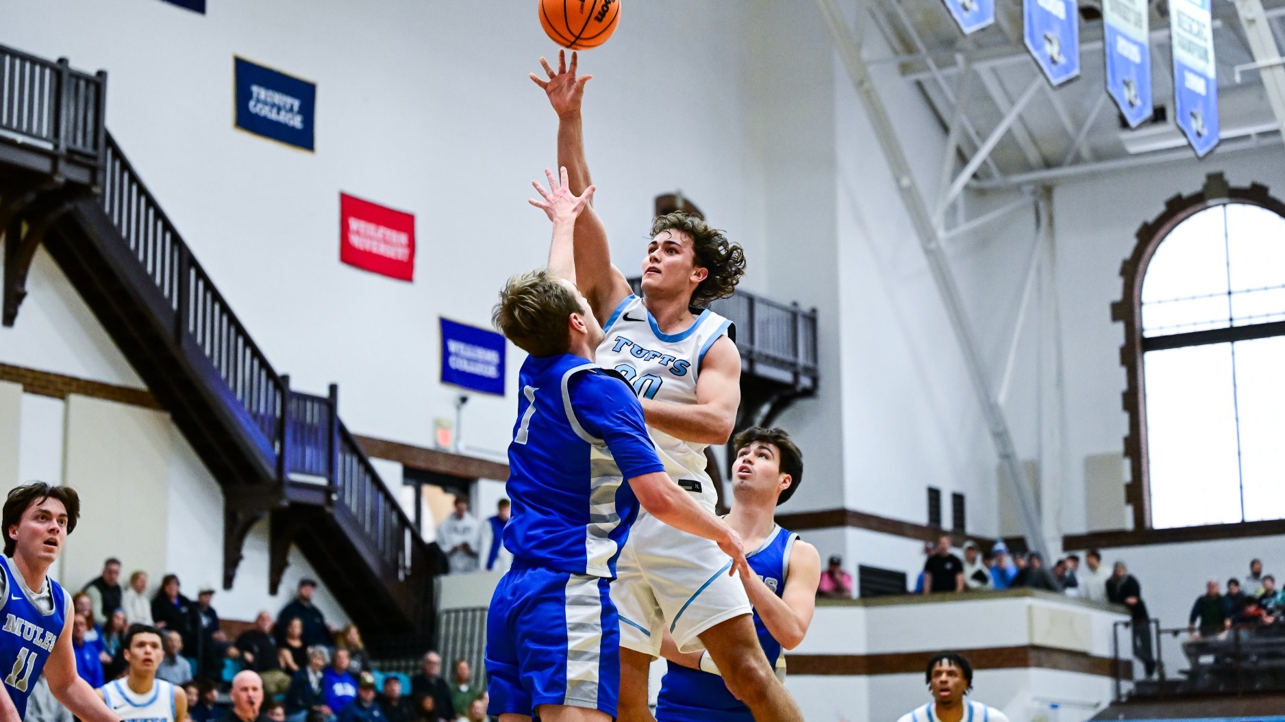Scott Gyimesi Hits Floater against COlby COllege 2.21