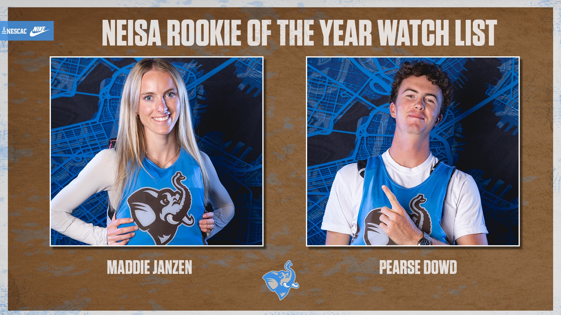 This is the graphic for the Dowd, Janzen NEISA Rookie of the Year Watch Lists.