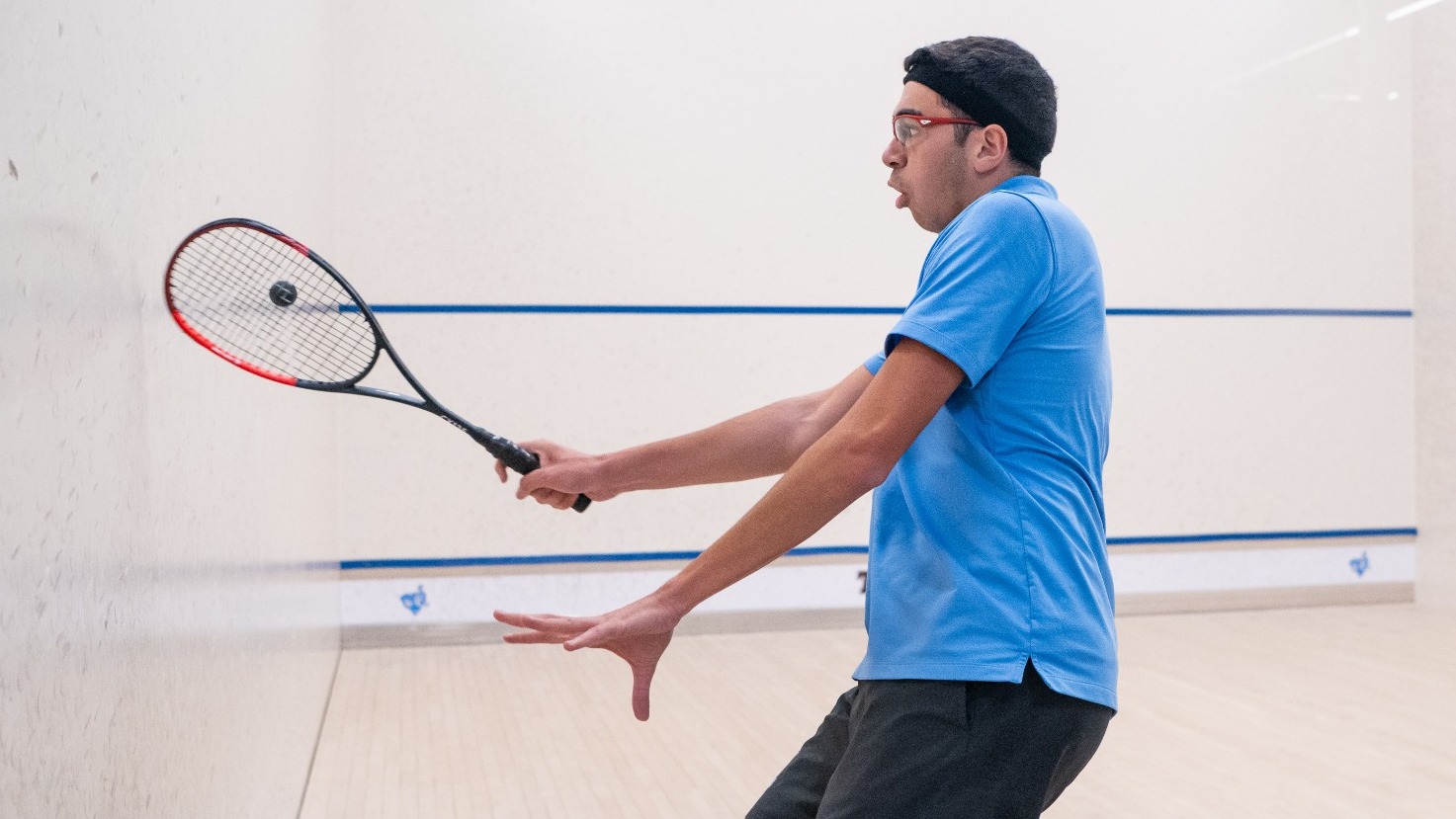 Ali Tarek Hits Shot Against Williams College