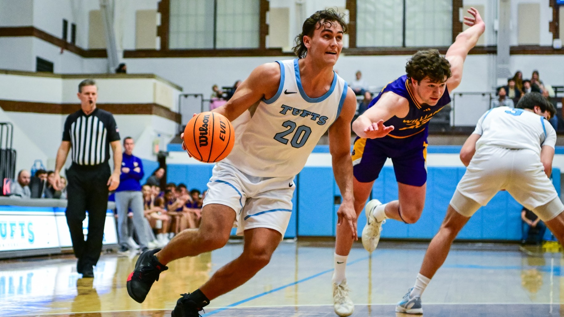 Scott Gyimesi Drives To The Lane Against Williams College.