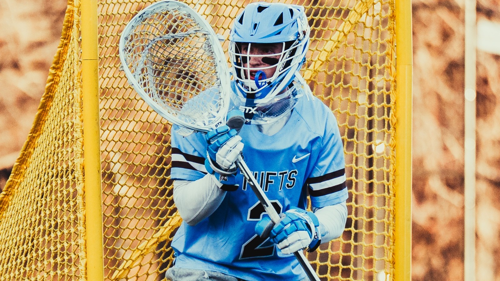 Jack Old Readies For Shot Against Denison At Mustang Classic.