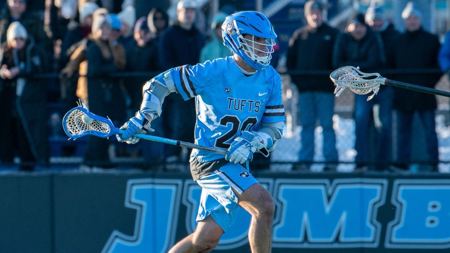 Jack Regnery Drives To Net For Tufts Men's Lacrosse