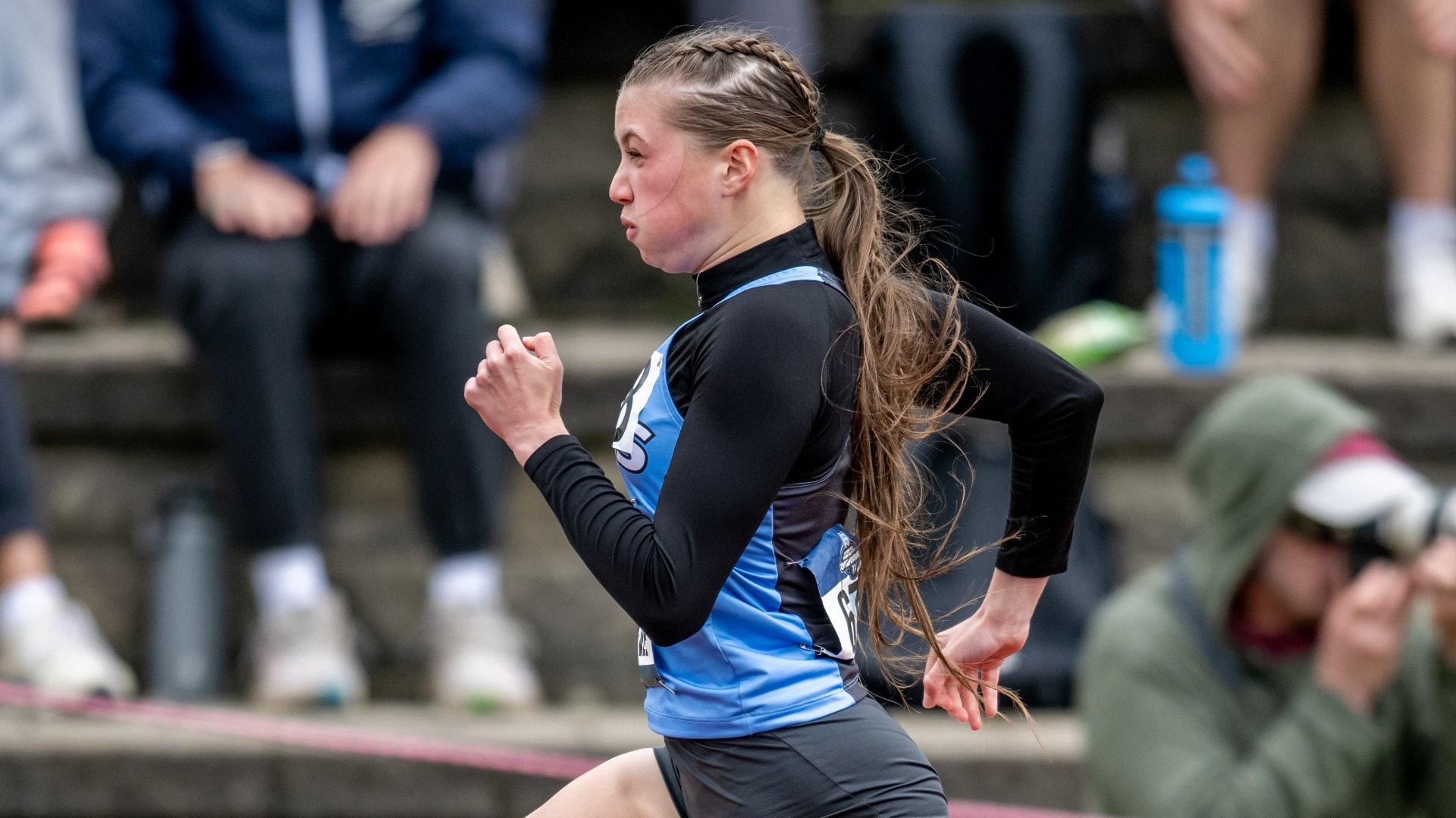 Arielle Chechile competes at the 2025 NCAA Outdoor Championships.