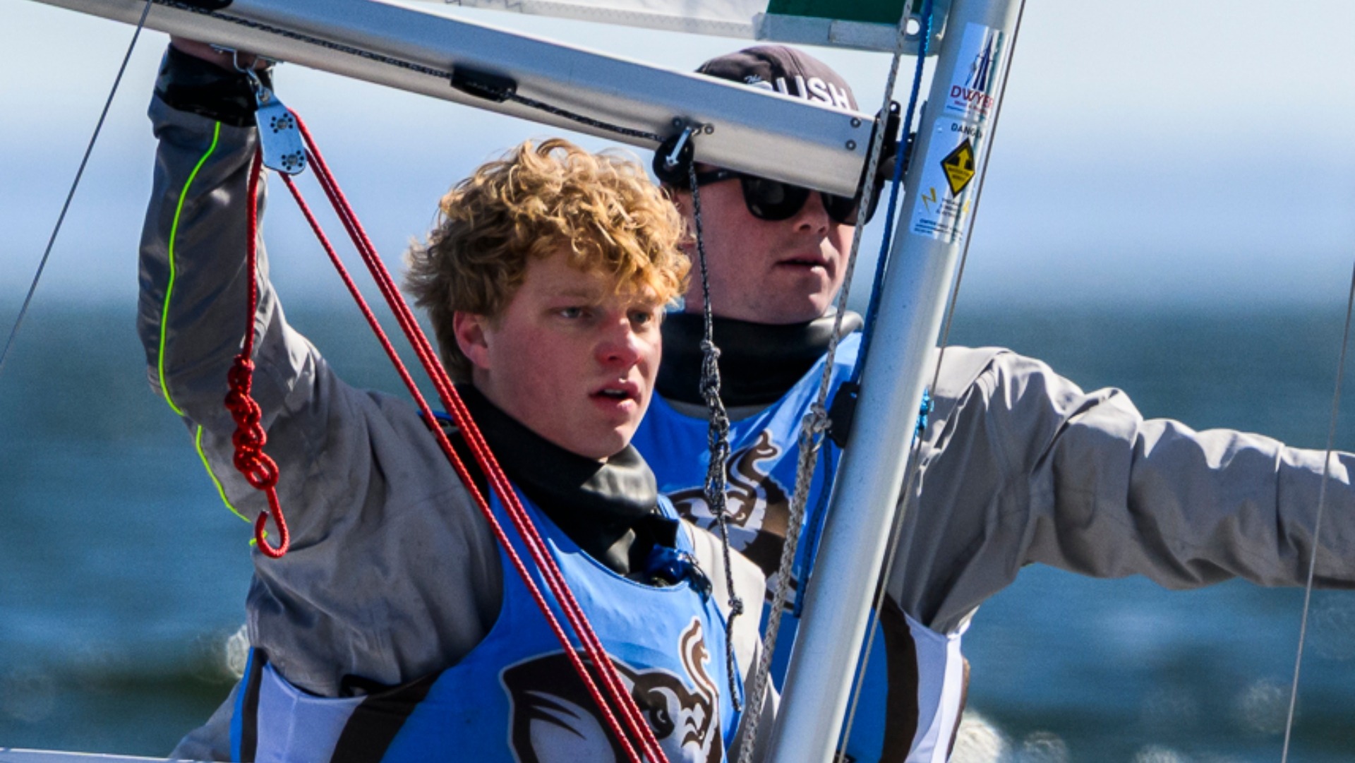 Pearse Dowd and Cody Lamoreux compete at the O'Keefe Team Race.