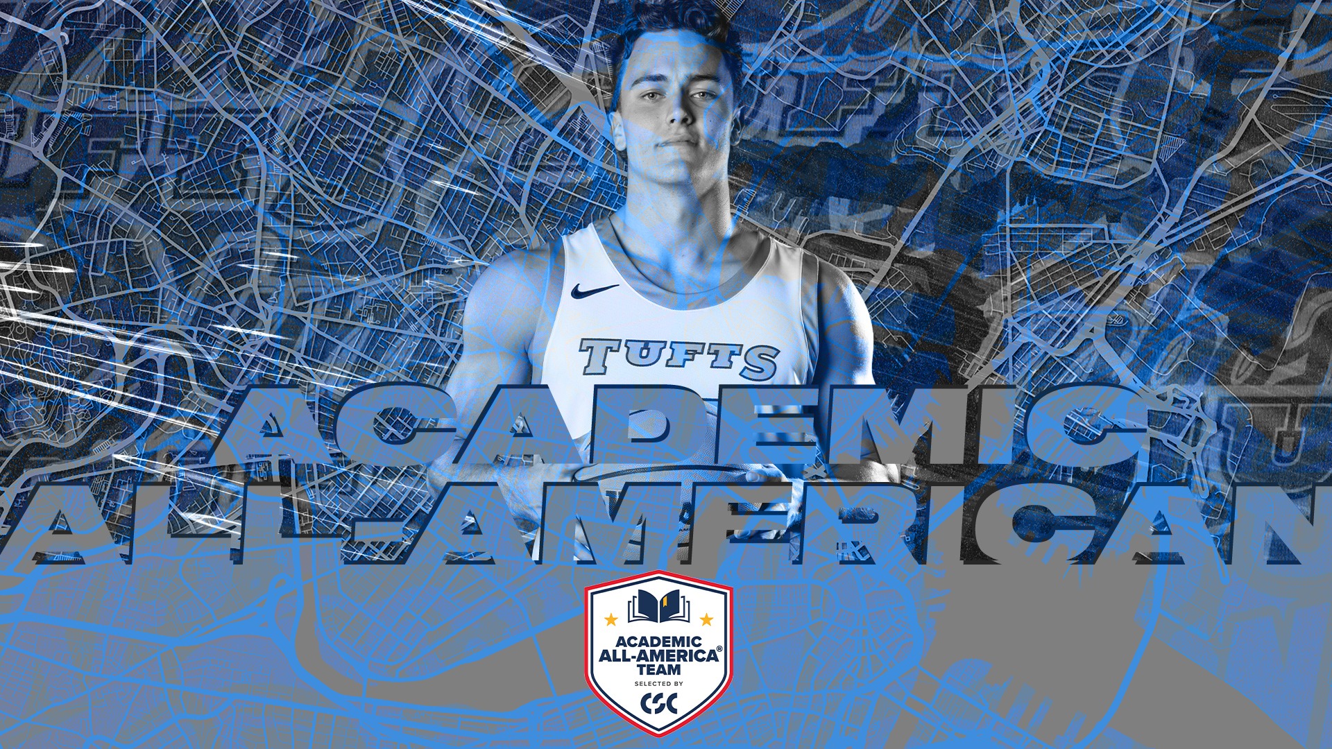 This is the graphic for the Scott Gyimesi Academic All-America announcement.