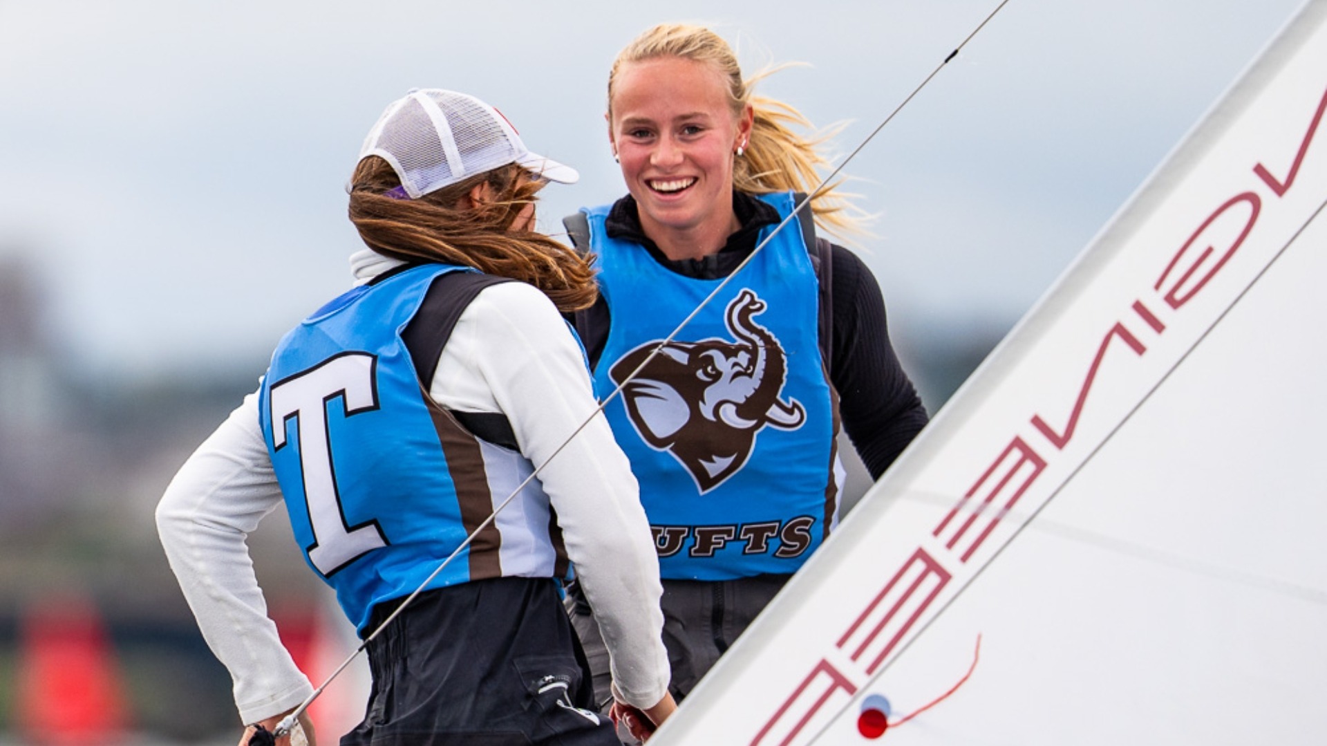 Sophia Hubbard and Eloise Goedkoop compete for the Jumbos this spring.