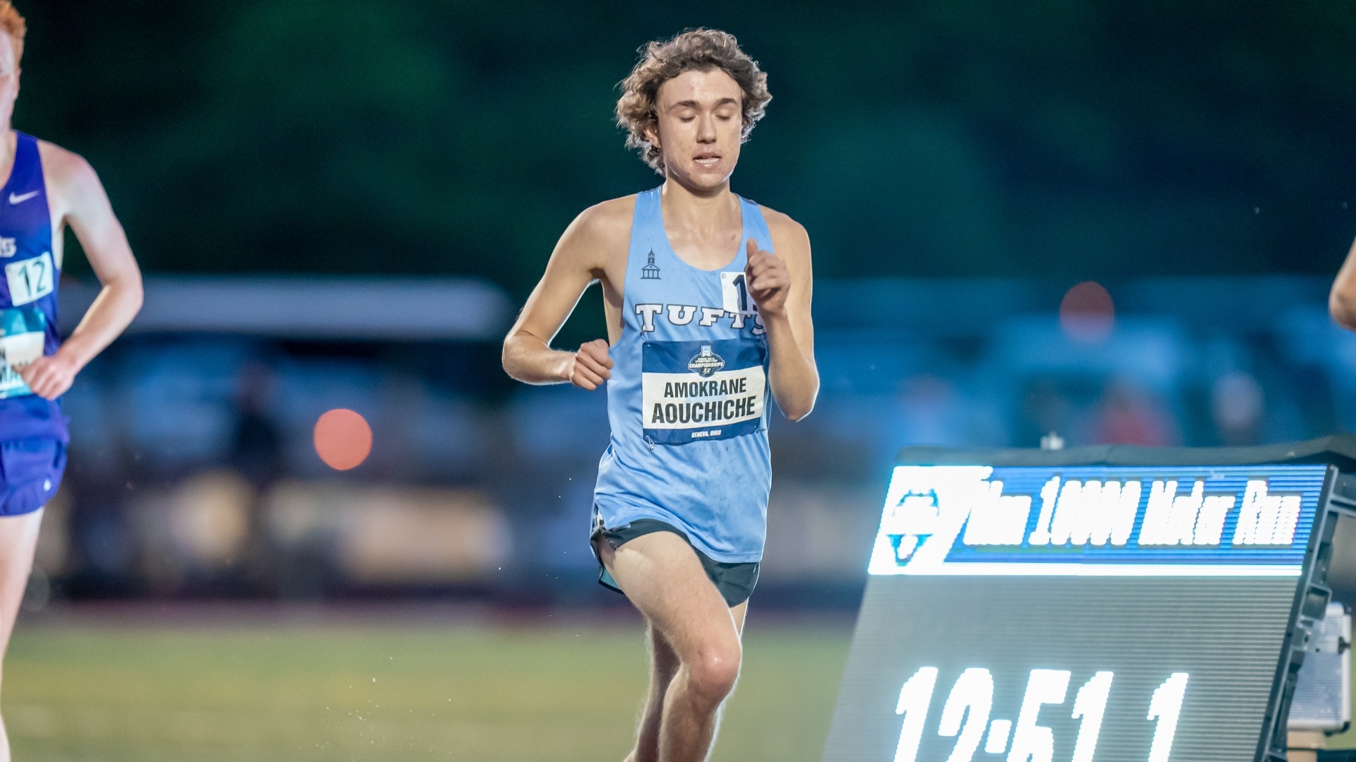 Tufts' Amokrane Aouchiche competes at the 2025 NCAA Outdoor Championships.