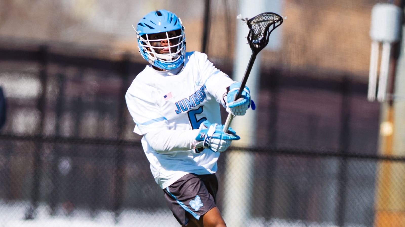Jackson Redd Passes Ball Against Colby.