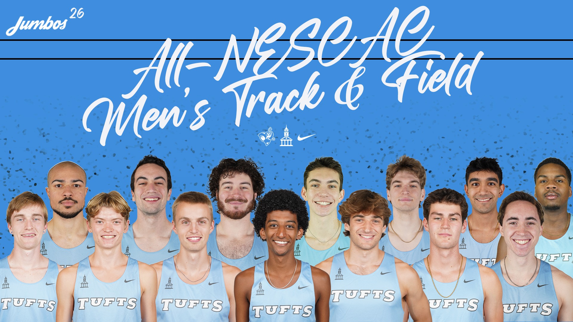 This is the graphic for the Men's Track & Field All-Conference honorees.