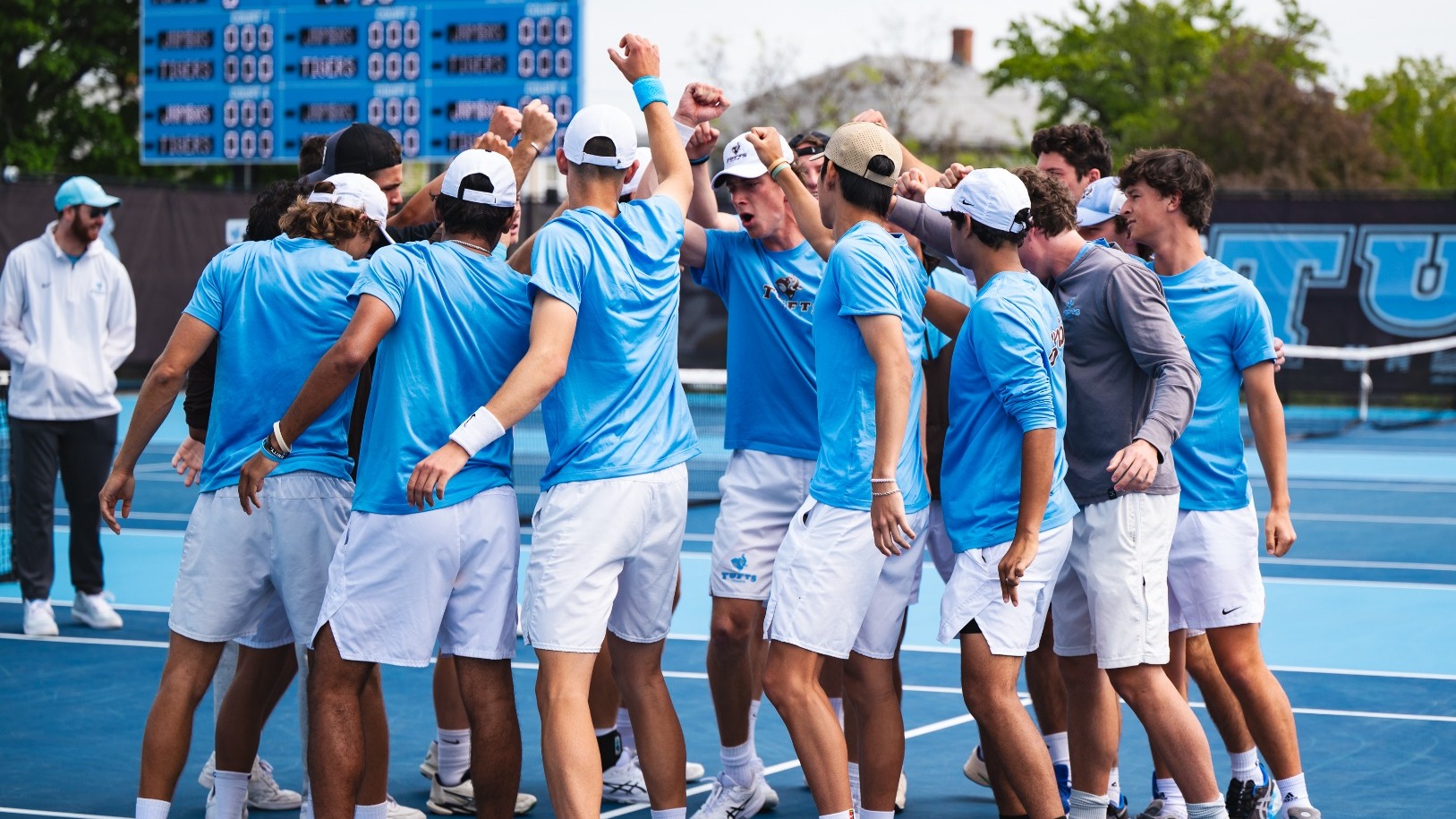 Team Huddle Before Match with Trinity Texas May 10.