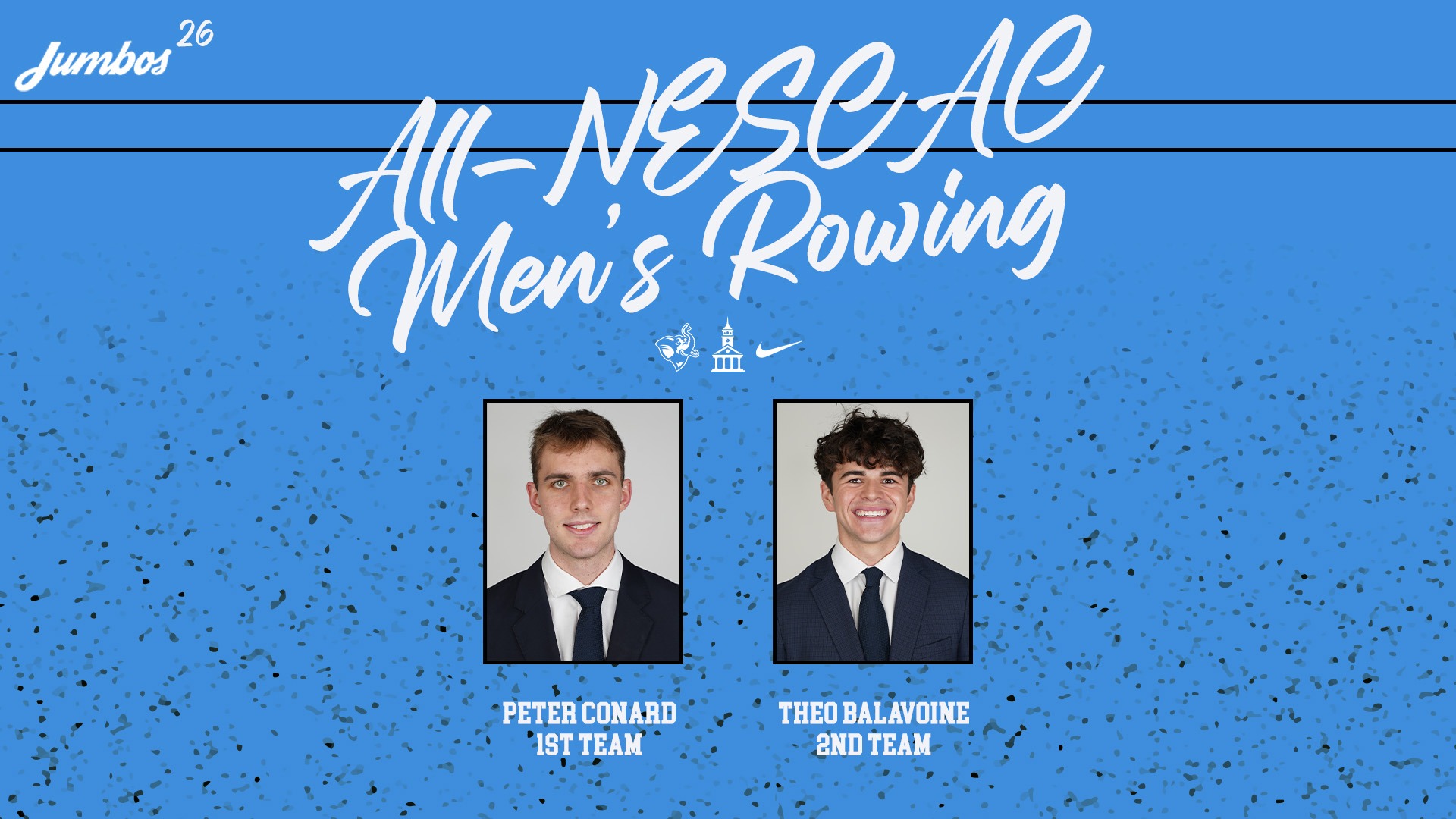 All-NESCAC Men's Rowing Graphic