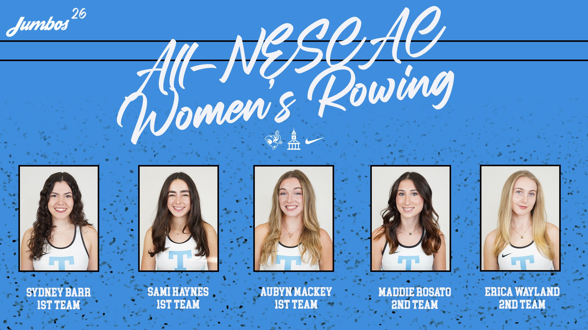 NESCAC Rowing All-NESCAC Release Graphic