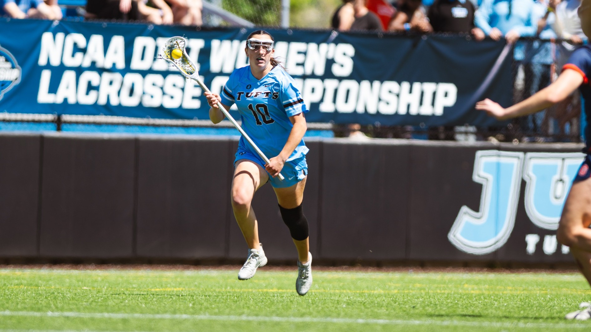Nicola Donlan Clears Ball Against Gettysburg College May 16.