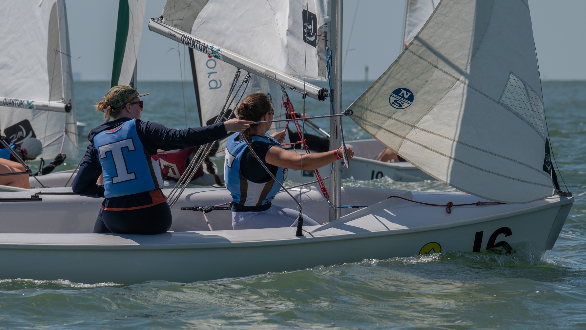 Tufts competes at the ICSA Eastern Semifinals in Florida.