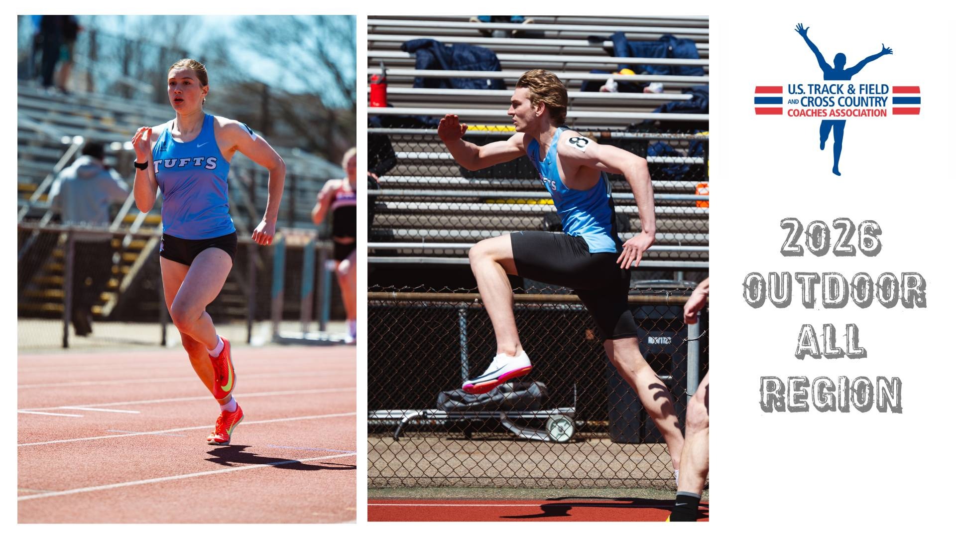 This is the graphic for the Track & Field All-Region honorees for 2026 Outdoors.