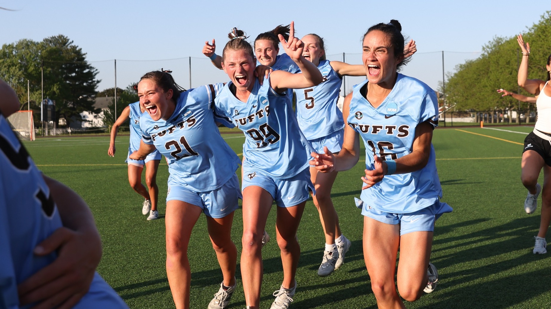 Celebration Following Win Over Williams College