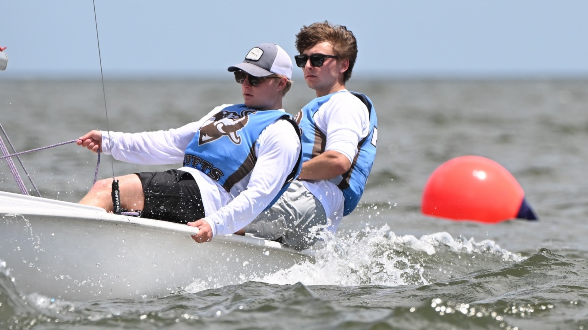 Tufts competes at the 2026 ICSA Open Team Race Championship.
