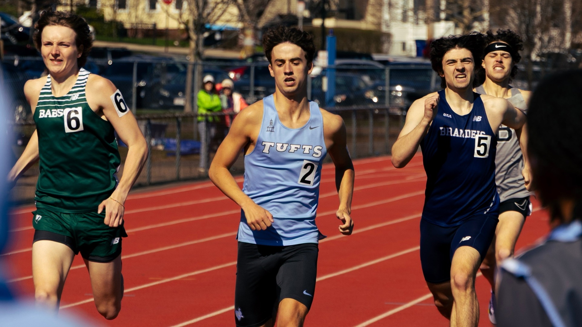 Chris Barbato runs for the Jumbos at home at Ellis Oval.