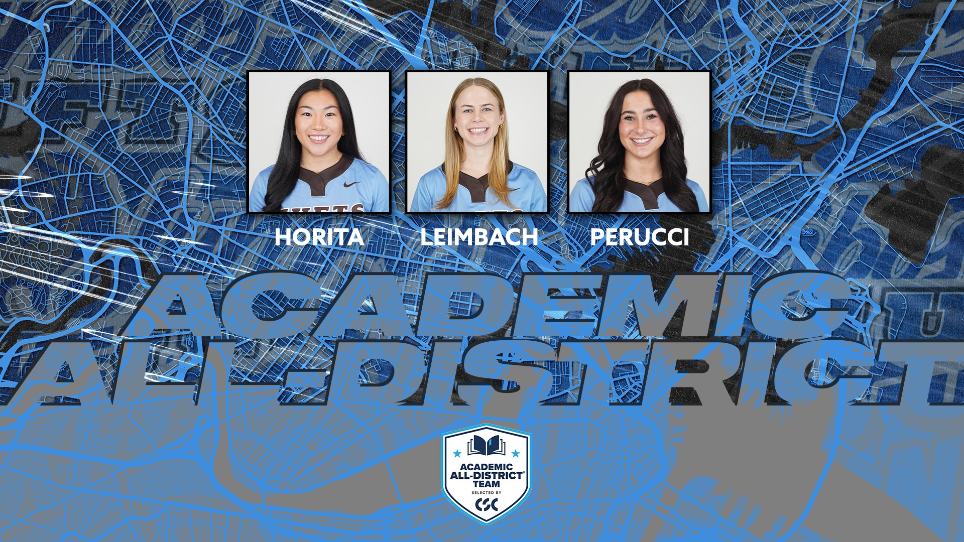 This is the graphic for softball Academic All District recipients.