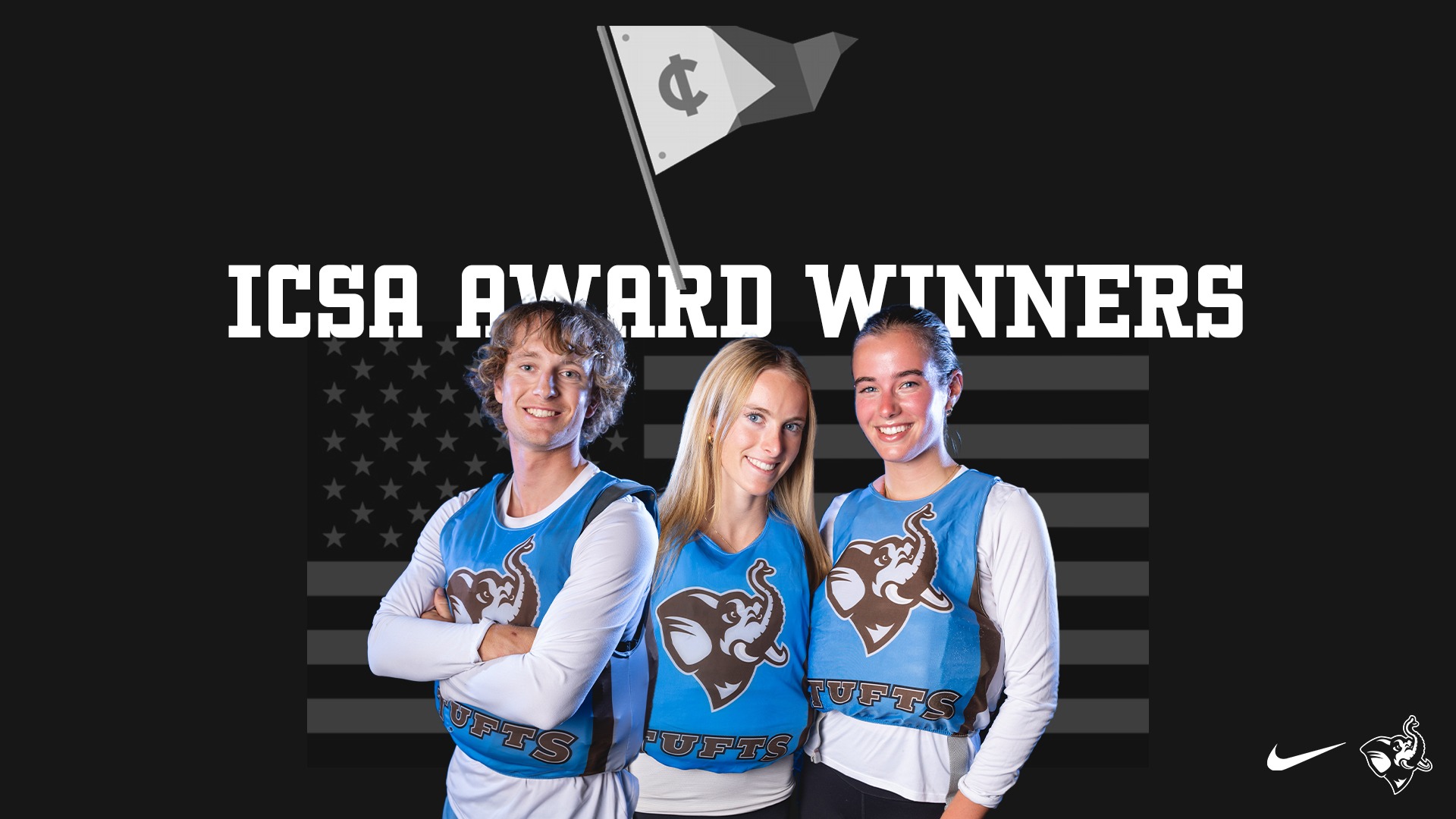 This is the graphic for the Tufts Sailing ICSA National Award winners.