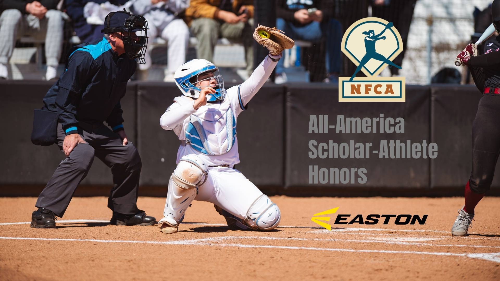 This is the Tufts Softball Easton / NFCA Academic Awards Graphic.