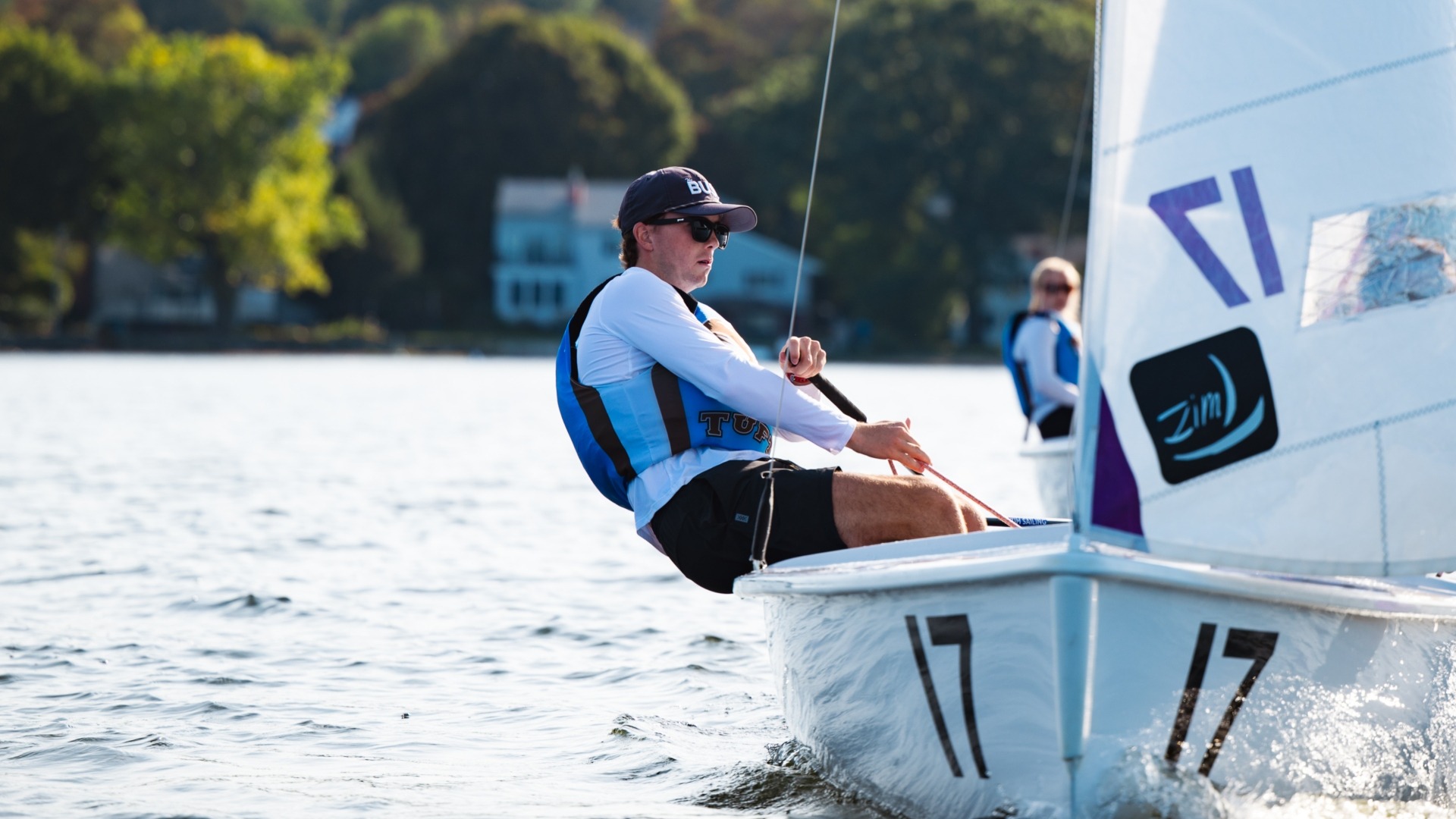 Pearse Dowd practices on Upper Mystic Lake in September 2025.