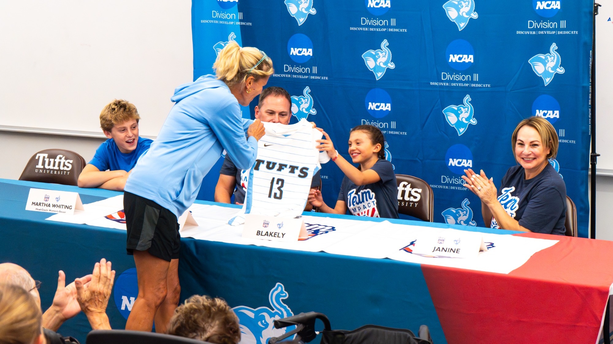 Blakely signs with womens soccer through team IMPACT