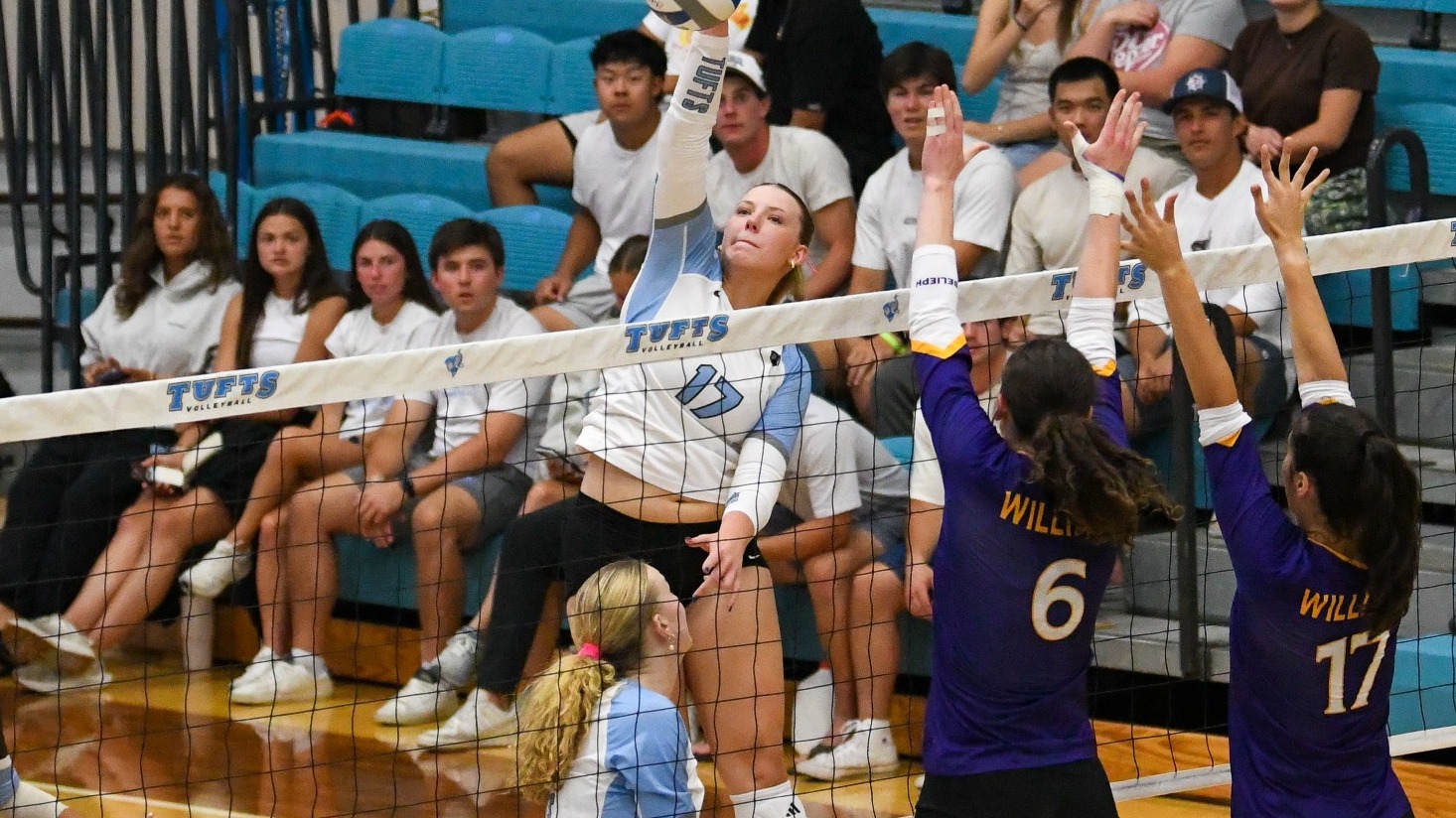 Claire Castor Hits Against Williams College September 18.