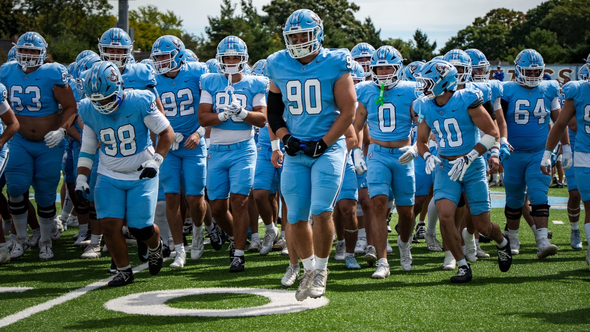 Tufts Runs Onto The Field Against Hamilton College 9.19