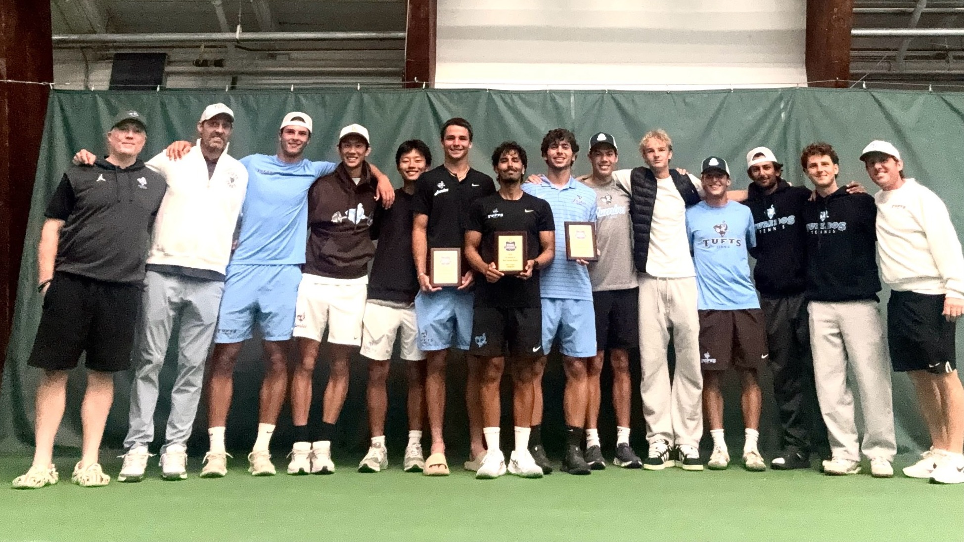 Men's Tennis Team at 