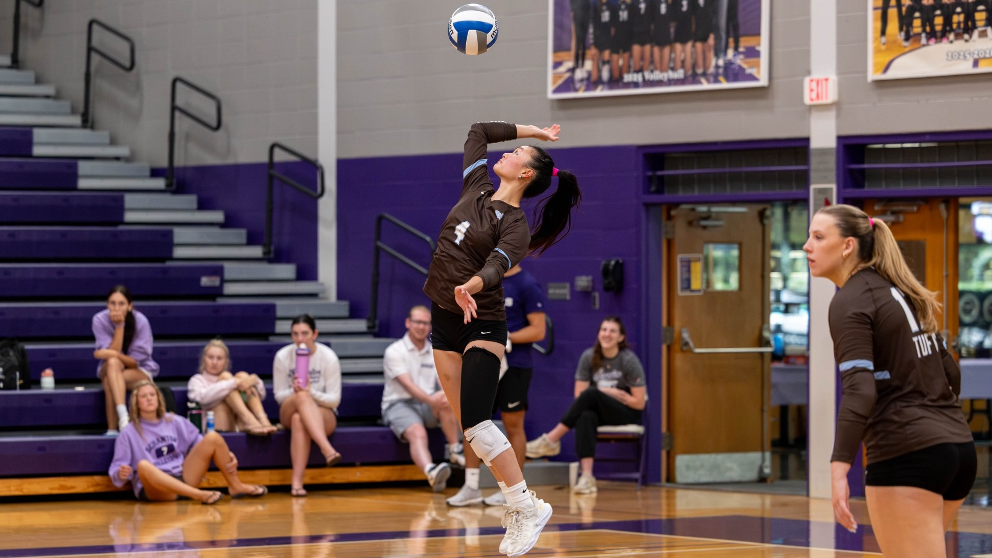 Rianna Liu Serves Against SCranton