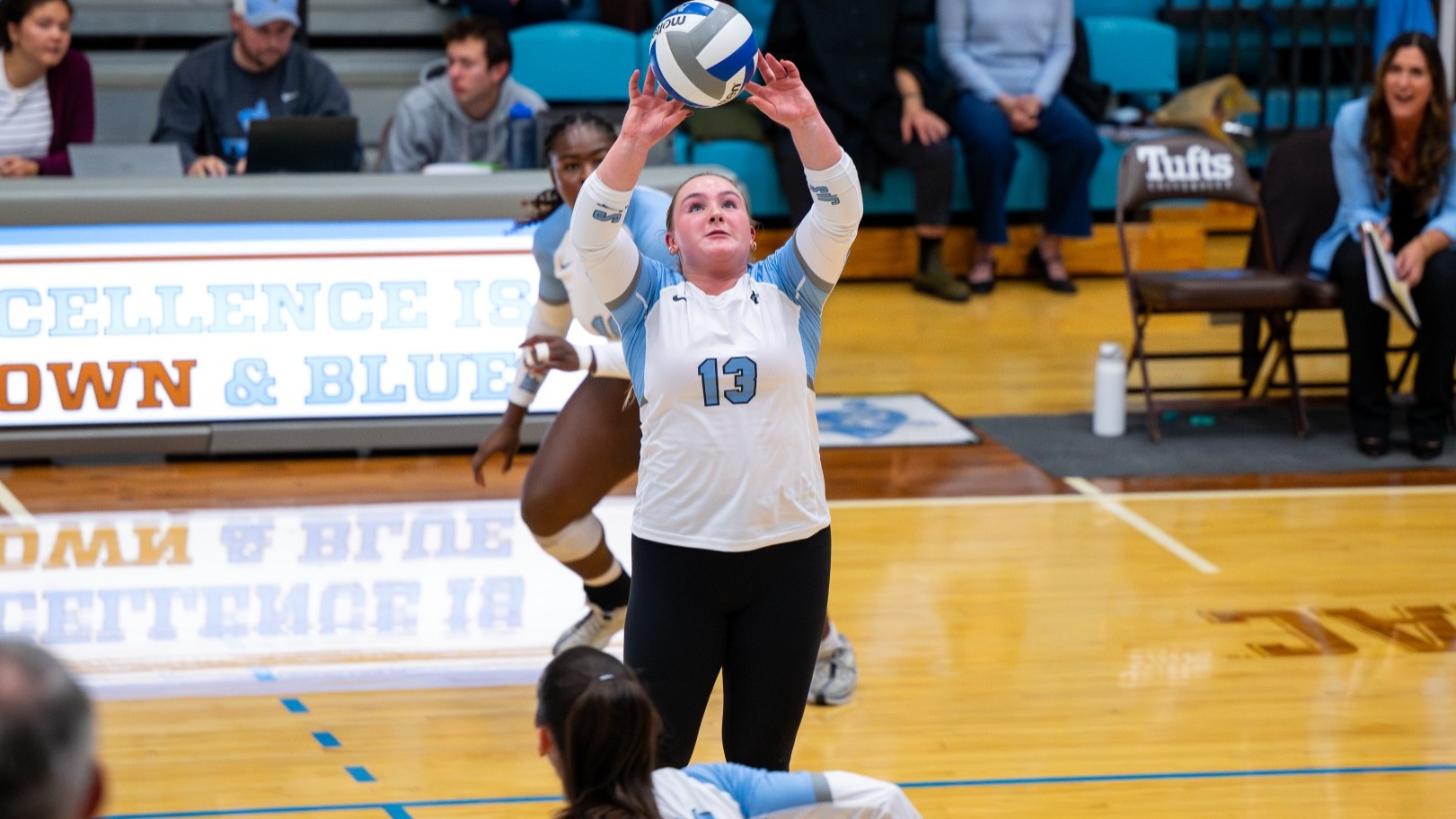 Ellery Clark Sets During Match Against Trinity College.