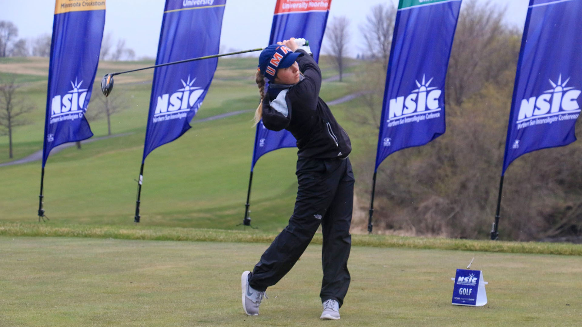 UMary's Carmichael sits 8th on opening day of NSIC women's golf championship University of