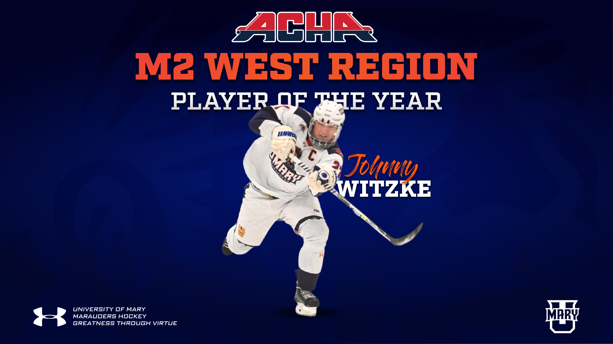 Witzke named 202223 ACHA M2 West Region Player of the Year