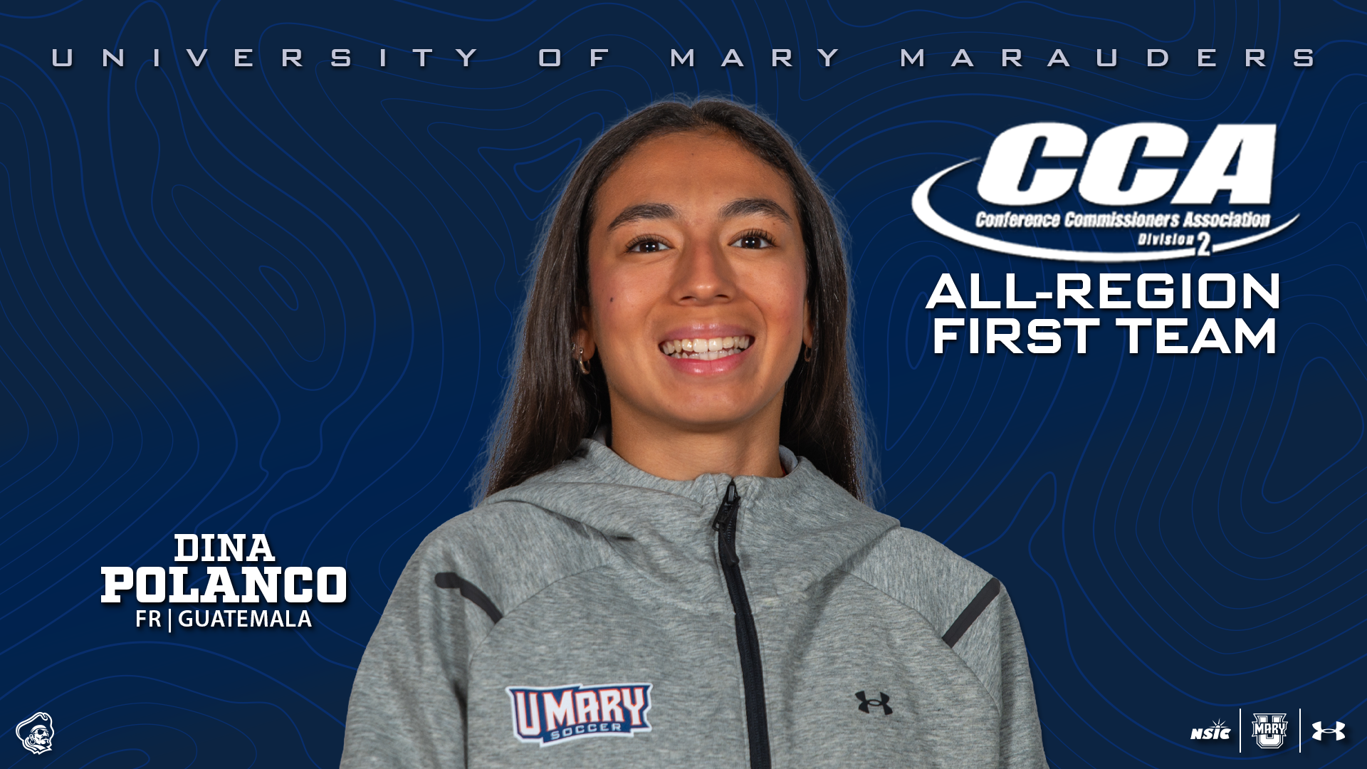 Dina Polanco All-Central Region graphic