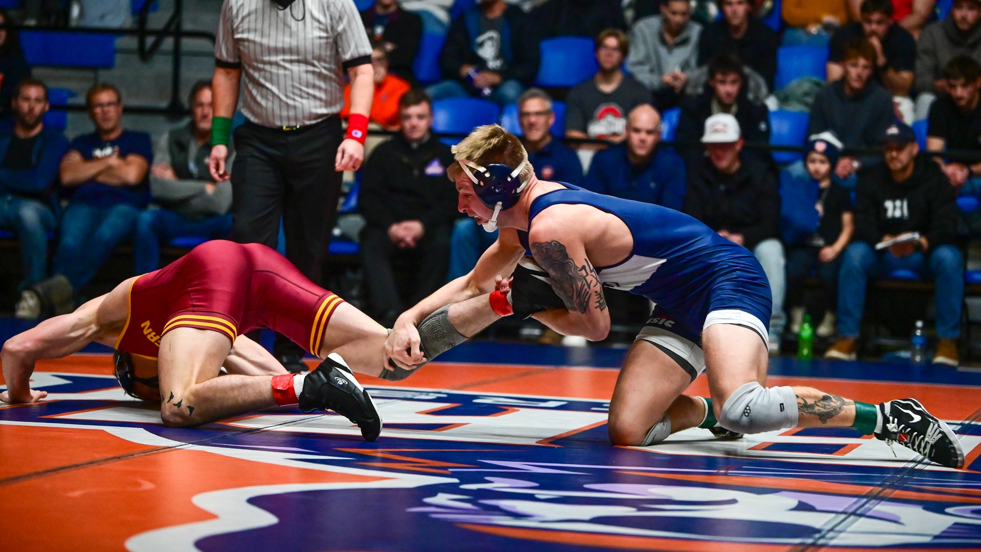 Sam Bruss takedown against NSU