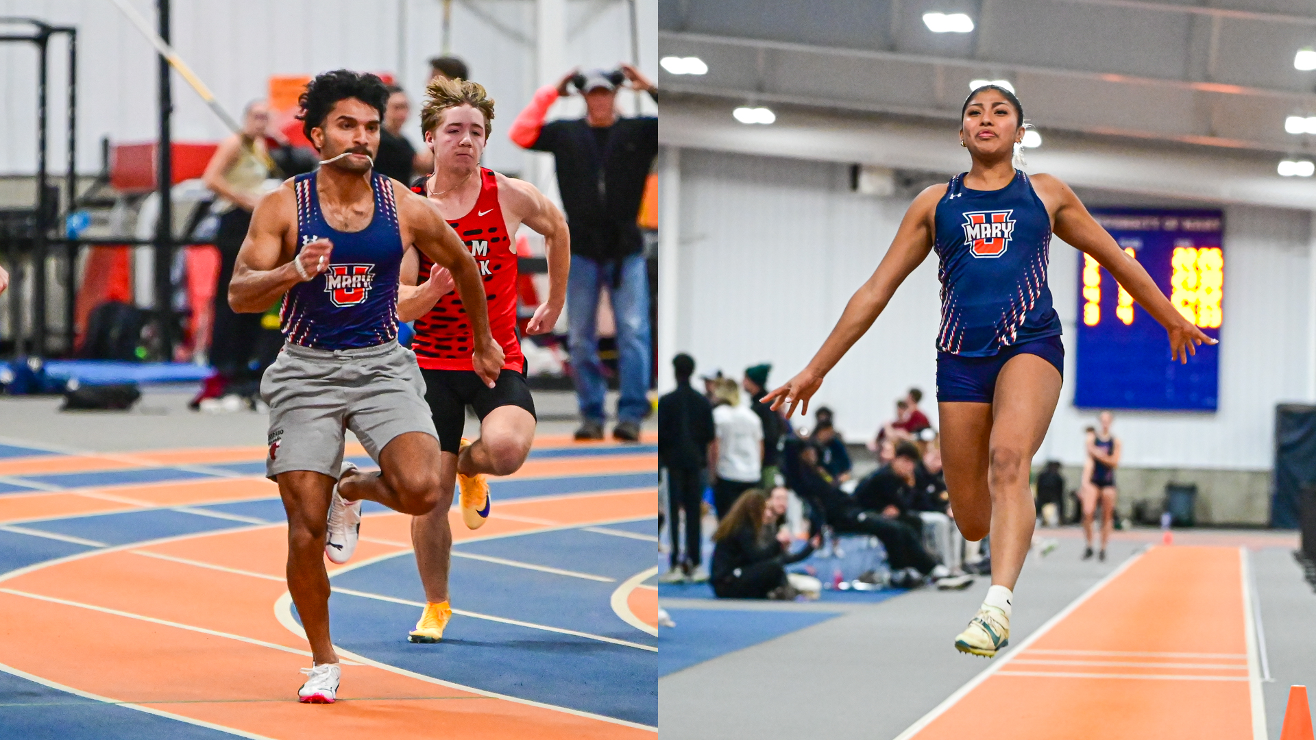 Prithviraj Chougule and Savana Sanchez at Mike Thorson Alumni Classic