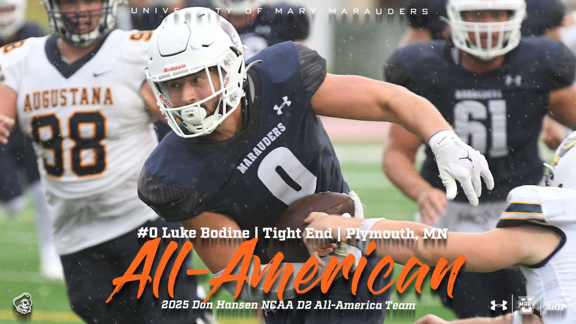 Luke Bodine Don Hansen All-American 2025 graphic