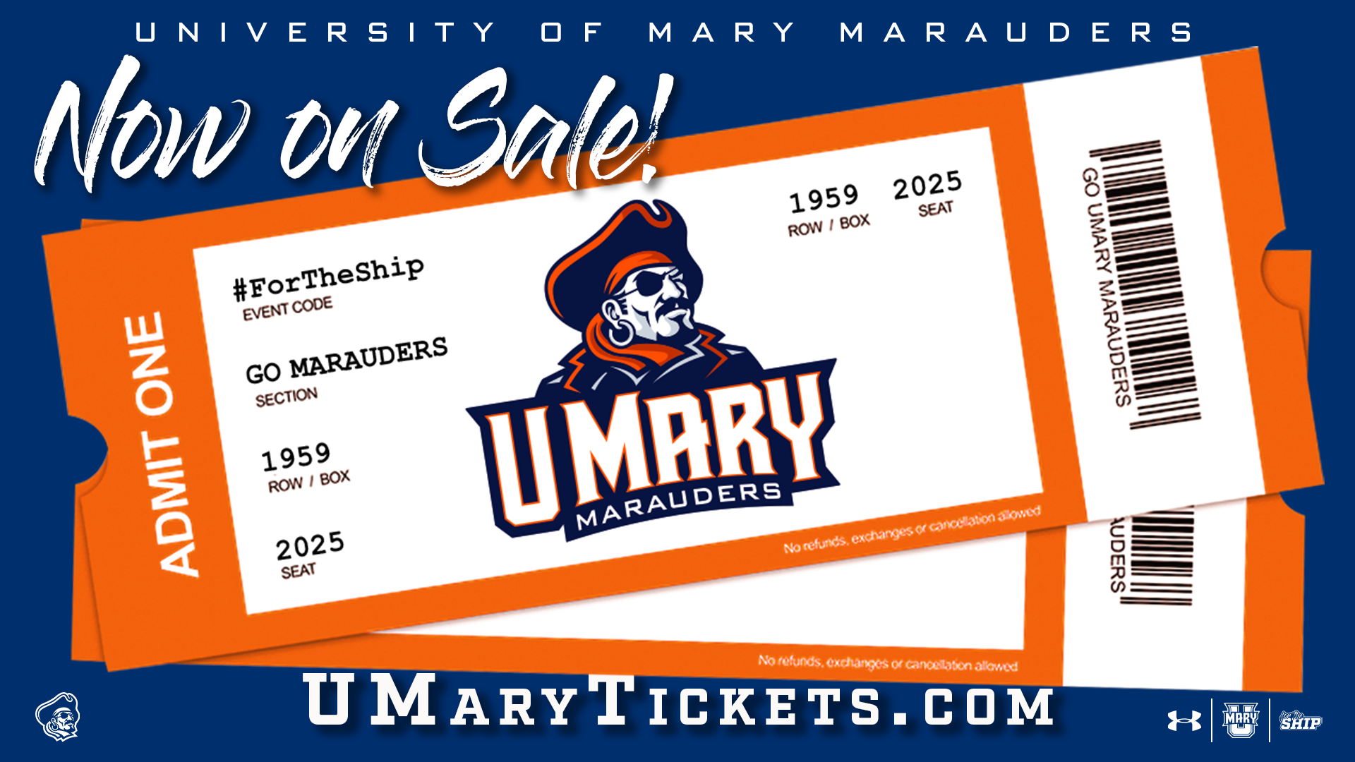 2025 Ticketing graphic