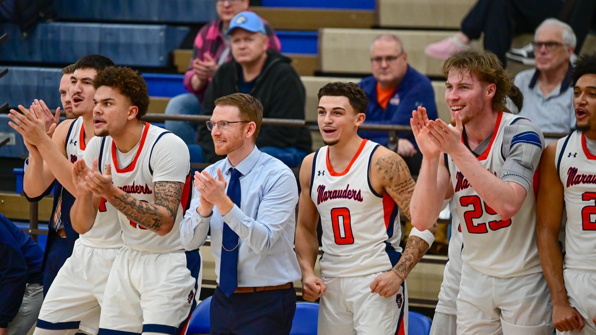 Marauders bench cheers