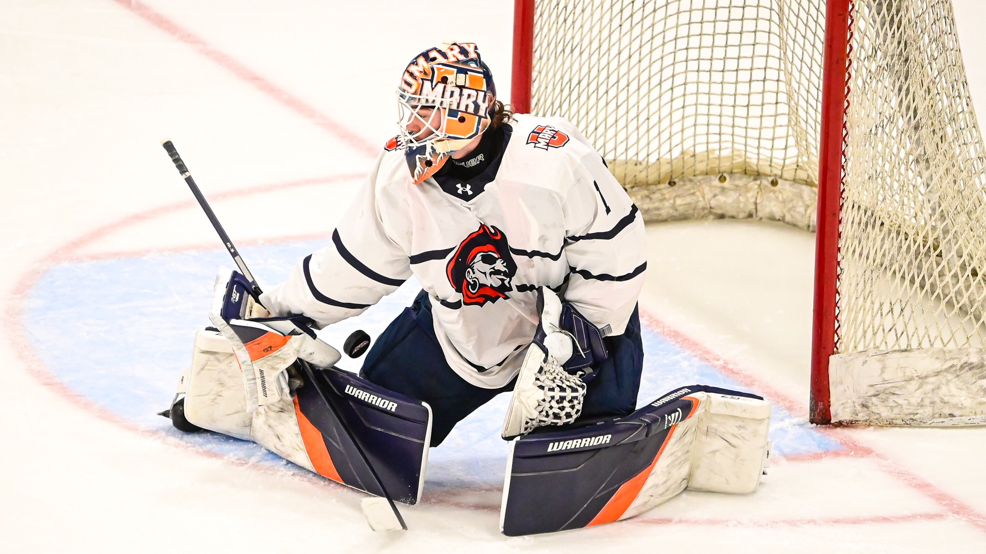 Caleb Cross makes the save