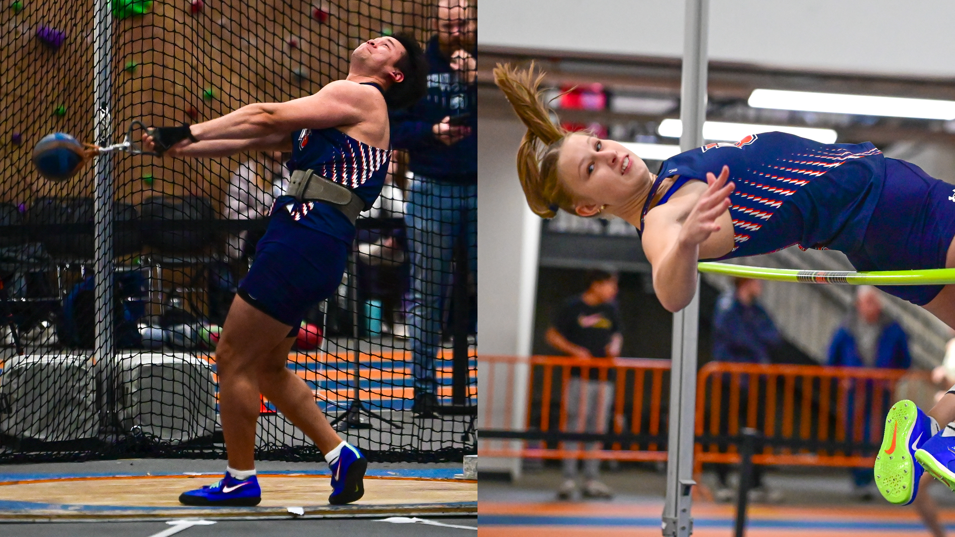 Sean Erickson and Anna Nasset at UMary Winter Classic