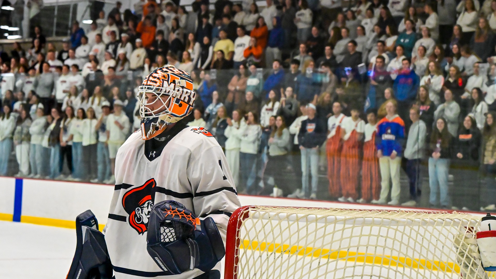 Caleb Cross in front of fans