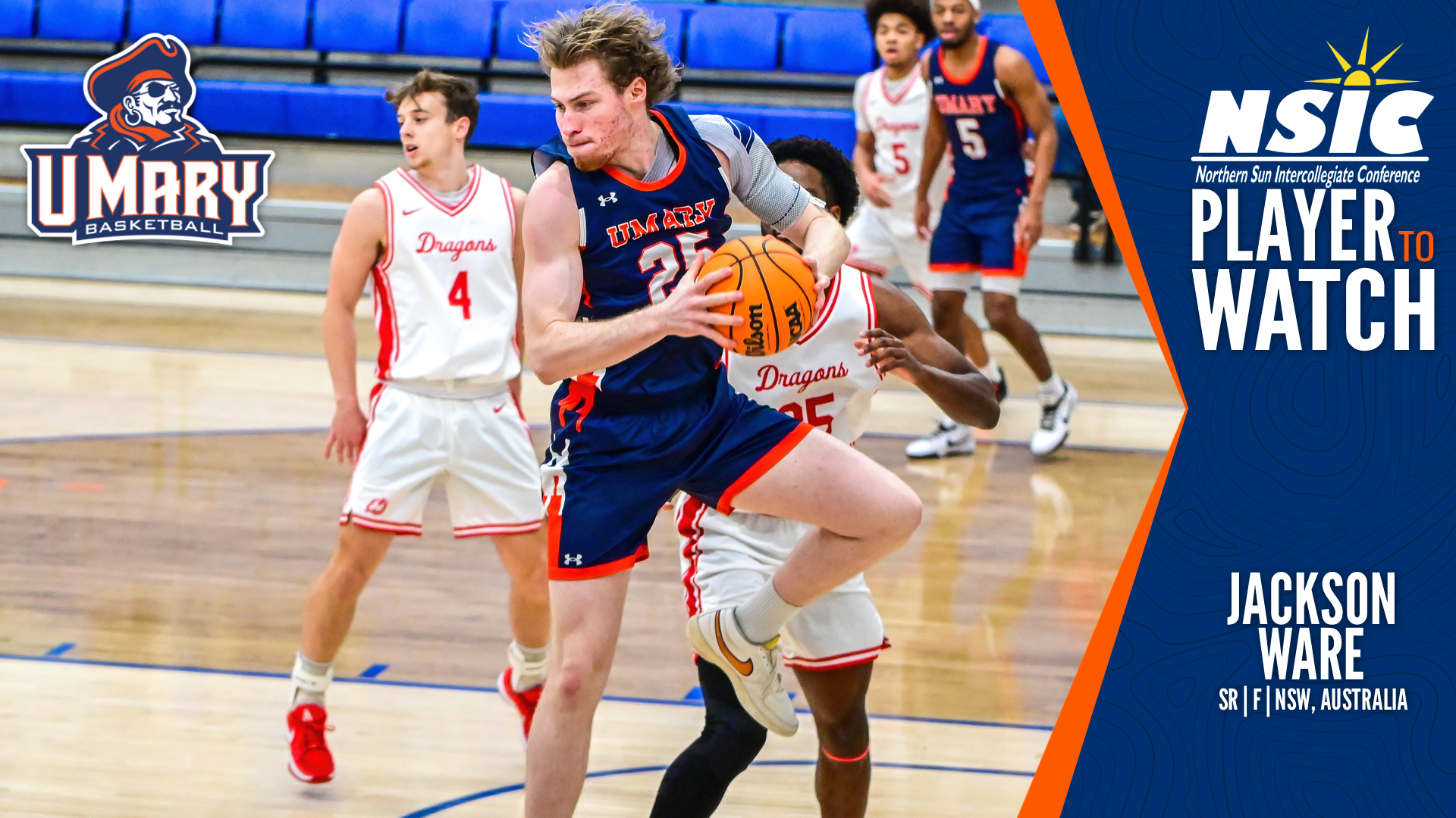 Jackson Ware NSIC Player to Watch graphic