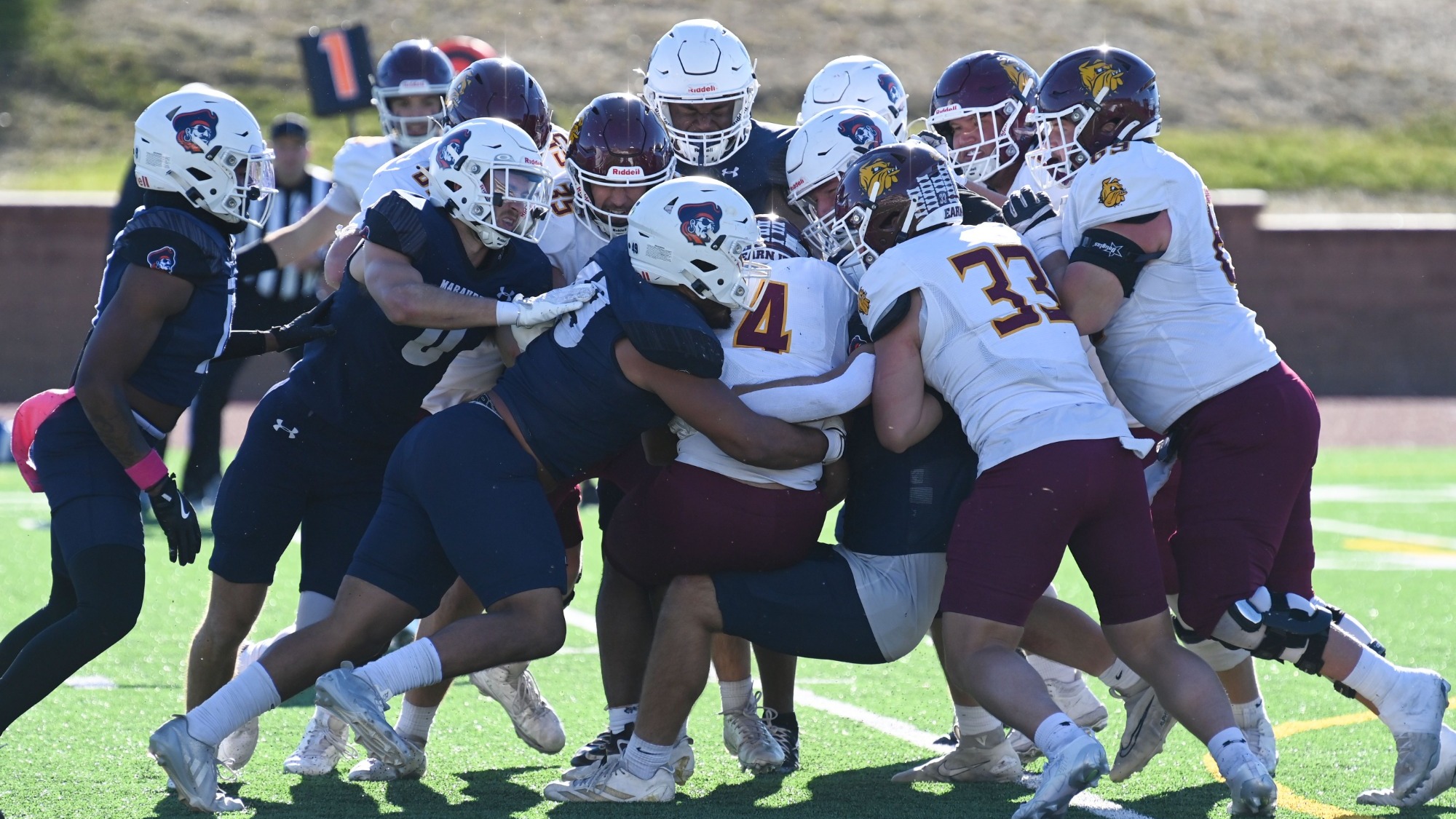 Marauders stack up ballcarrier