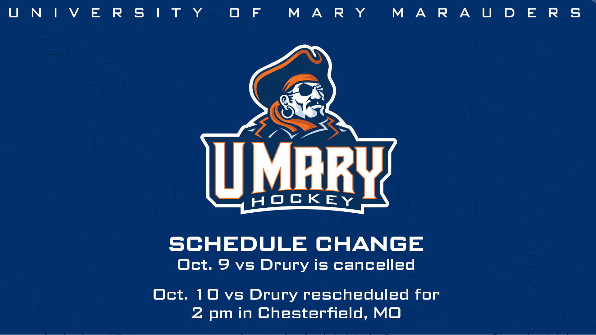 Schedule change graphic